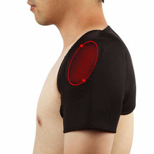 Load image into Gallery viewer, Self-Heating Support Brace Magnetic Therapy Covered Pads Unisex Protector Pain Relief Belt Arthritis Patch Double Shoulder
