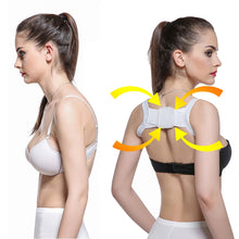 Load image into Gallery viewer, NEW 2020 Posture Corrector Device Comfortable Back Support Braces Shoulders Chest Belt
